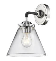 Innovations Lighting 284-1W-G42 Large Cone 15 3/4" One Light Up/Down Clear Glass Wall Sconce with LED or Incandescent Bulb Option