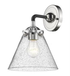 Innovations Lighting 284-1W-G44 Large Cone 15 3/4" One Light Up/Down Seedy Glass Wall Sconce with LED or Incandescent Bulb Option