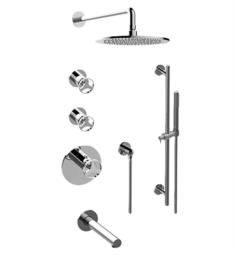 Graff GL3.J42ST-C19E0 Harley M-Series Thermostatic Tub & Shower Faucet with Cross Handle and Handshower