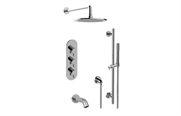 Graff GL3.612WT-LM46E0 Terra M-Series Full Thermostatic Shower System with Diverter Valve and Lever Handle