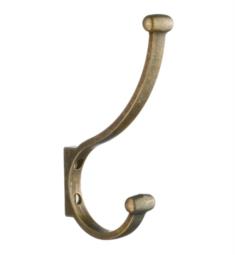 Smedbo BA1041 1" Wall Mount Coat and Hat Single Hook in Antique Brass
