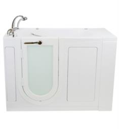 Ella OA3052 Capri 52" Acrylic Outward Swing One-Person Walk-In Bathtub in White