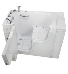 Ella OLA3052 Transfer30 52" Acrylic Outward Swing L-Shaped Door Wheelchair Accessible Walk-In Bathtub in White