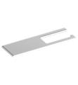 Keuco 11573170000 Edition 400 12 7/8" Toilet Paper Holder with Shelf in Anodized Aluminum