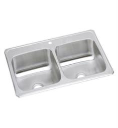 Elkay CR4322 Celebrity 43" Double Bowl Drop-In Stainless Steel Kitchen Sink with Sound Guard Technology