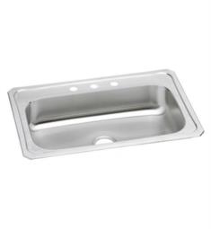 Elkay CRS3322 Celebrity 33" Single Bowl Drop-In Stainless Steel Kitchen Sink