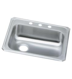 Elkay GECR2521L Celebrity 25" Single Bowl Drop-In Stainless Steel Kitchen Sink with Rear Left Drain Placement