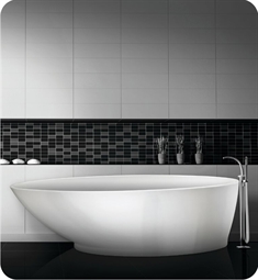 Hydro Systems GAT7032H Metro Gateway 70" Hydroluxe Solid Surface Freestanding Oval Bathtub
