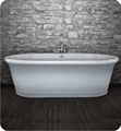 Hydro Systems TRI6835H Metro Tribeca 67 1/2" Hydroluxe Solid Surface Oval Freestanding Bathtub