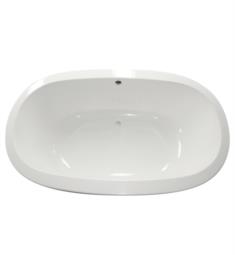 Hydro Systems COR6645S Ston Corazon 66" Hydroluxe Solid Surface Drop-In Oval Bathtub