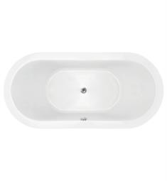 Hydro Systems EME6536S Ston Emerald 65" Hydroluxe Solid Surface Drop-In Oval Bathtub