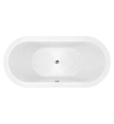 Hydro Systems EME7242S Ston Emerald 72" Hydroluxe Solid Surface Drop-In Oval Bathtub