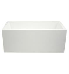 Hydro Systems SLC6032S Ston Slate 60" Hydroluxe Solid Surface Freestanding Rectangular Bathtub