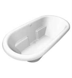 Hydro Systems TOP6948S Ston Topaz 69" Hydroluxe Solid Surface Oval Drop-In Bath Tub
