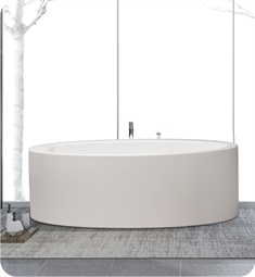 Hydro Systems SAUB6032A Studio Aubry 60" Acrylic Freestanding Oval Bathtub