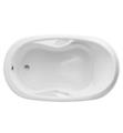 Jason 2150.00 LX635 Designer 72" Undermount Acrylic Oval Bathtub