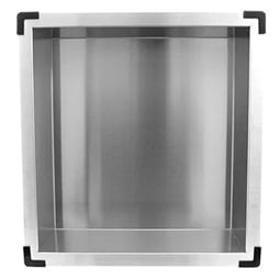Nantucket RT1718 Pro Series 18" Stainless Steel Sinks Deluxe Rinse Tray in Brushed Satin