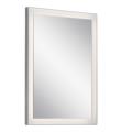 Elan-Mirrors 84168 Ryame 31 1/2" Wall Mount Framed Rectangular Mirror in Matte Silver with LED Light