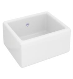 ROHL SB1715WH Shaws 18" Single Bowl Fireclay Rectangular Bathroom Sink in White