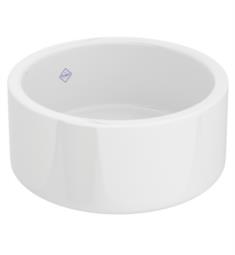 ROHL SB1800WH Shaws 18 1/8" Single Bowl Fireclay Round Bathroom Sink in White