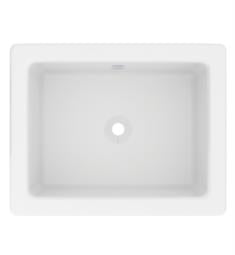 ROHL SB1814WH Shaws 18 1/8" Single Bowl Undermount Fireclay Rectangular Bathroom Sink in White