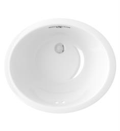 ROHL U.2240WH Perrin & Rowe Oval Undermount Sink in White Finish