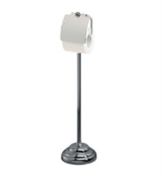 Valsan 53504 Essentials 5 7/8" Traditional Freestanding Toilet Paper Holder with Lid