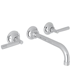 ROHL MB2037LMTO Graceline 8 7/8" Three Hole Wall Mount Tub Filler with Lever Handles Trim Only