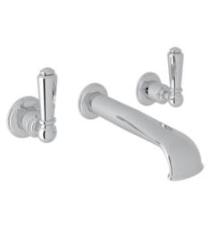 ROHL U.3560L-TO-2 Perrin and Rowe Edwardian Double Handle Wall Mount Widespread Bathroom Sink Faucet Trim Only
