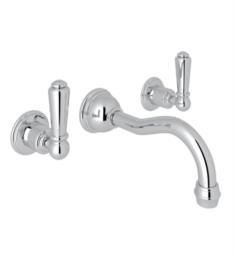 ROHL U.3790L-TO-2 Perrin and Rowe Edwardian 2 3/8" Double Handle Wall Mount Widespread Bathroom Sink Faucet Trim Only
