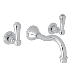 ROHL U.3793-TO-2 Perrin and Rowe Georgian Era 2 3/8" Double Handle Wall Mount Widespread Bathroom Sink Faucet Trim Only