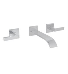 ROHL WA751L-TO-2 Wave 8" Double Handle Wall Mount Widespread Bathroom Sink Faucet Trim Only