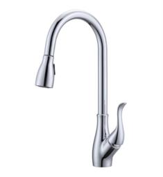 Barclay KFS404 Casoria 18 3/4" Single Handle Deck Mounted Kitchen Faucet with Pull-Down Spray