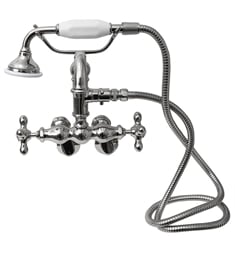 Barclay 4802 9 3/8" Wall Mounted Tub Filler with Hand Shower