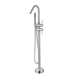 Barclay 7966 Flynn 46" Double Handle Freestanding Tub Filler with Hand Shower