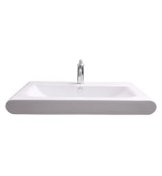Barclay 4-9092WH Tevis 36 1/8" Single Basin Wall Mount Bathroom Sink in White