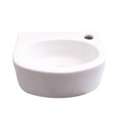 Barclay 4-9160WH Cadiz 12 1/4" Single Basin Wall Mount Bathroom Sink in White