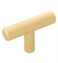 Belwith Keeler B076763-RLB Contemporary 2" Steel Bar Shaped Cabinet Knob in Brass