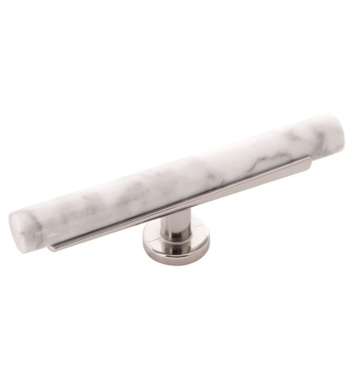 Belwith Keeler Knobs B077044 Zinc/Marble Shaped Cabinet Pull 5\