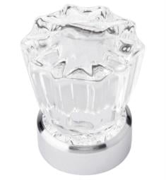 Belwith Keeler B076569-GLCH Luster 1 3/8" Glass Crystal Shaped Cabinet Knobs in Chrome