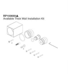 Brizo RP100669 Siderna Diverter Trim Extension Kit