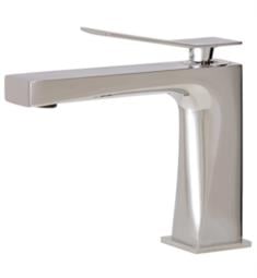 Aquabrass ABFB19014 Chicane 6 1/8" Single Hole Bathroom Sink Faucet with Pop-Up Drain