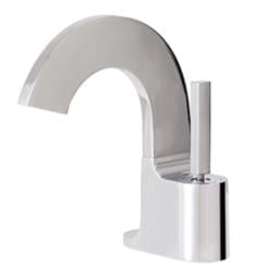 Aquabrass ABFB39544 Cut 7 1/8" Short Single Hole Bathroom Sink Faucet with Pop-Up Drain