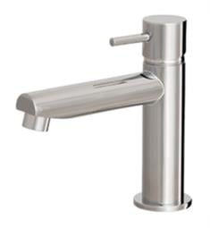 Aquabrass ABFB61044 Volare Straight 5 1/8" Small Single Hole Bathroom Sink Faucet with Pop-Up Drain