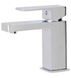 Aquabrass ABFB86014 Madison 5 5/8" Single Hole Bathroom Sink Faucet with Pop-Up Drain
