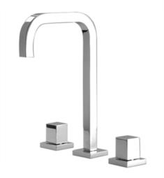 Aquabrass ABFBX7816 Xsquare 11" Widespread Bathroom Sink Faucet with Pop-Up Drain