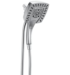 Delta 58474 Universal Showering 5 3/4" Wall Mount 1.75 GPM In2ition Multi-Function Two-in-One Shower Head with H2Okinetic Technology