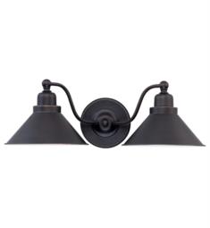 Nuvo 60-1711 Bridgeview 2 Light 20" Incandescent Metal Shade Wall Sconce in Mission Dust Bronze
