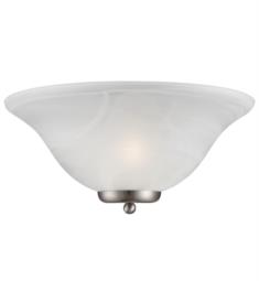 Nuvo 60-5381 Ballerina 1 Light 15 7/8" Incandescent Alabaster Glass Wall Sconce in Brushed Nickel