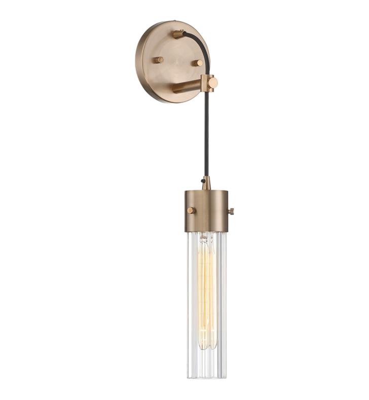 Nuvo 60-5378 Wall Sconce in Old Bronze Finish with a Alabaster Glass Shade 